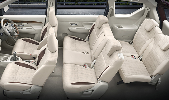 Ertiga rear seats
